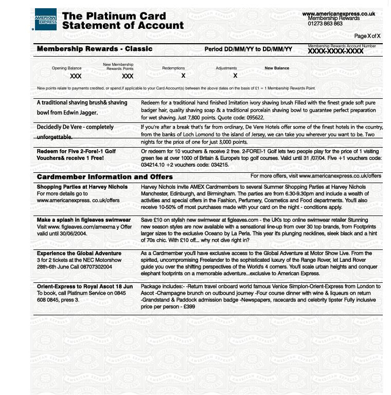 American Express Platinum Full Back 2023 document preview
