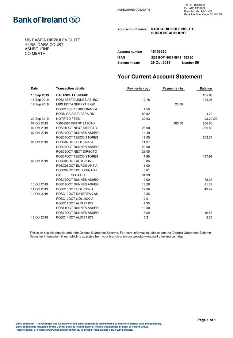 Bank Of Ireland 1 document preview