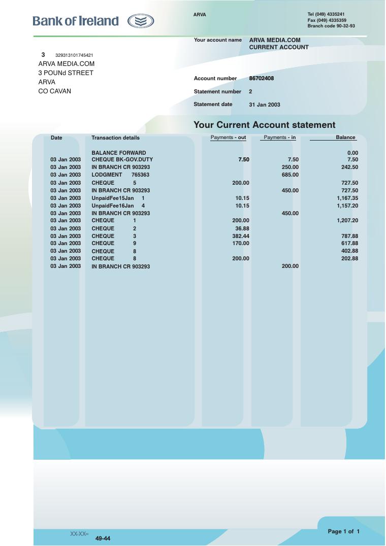 Bank Of Ireland A document preview
