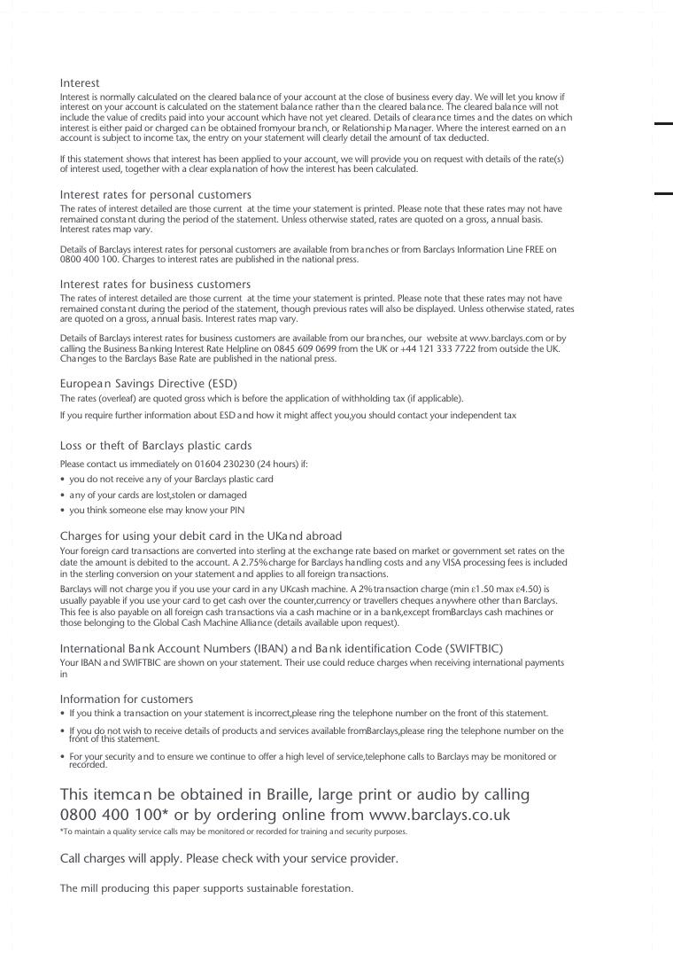 Barclays Correct Barclays document preview