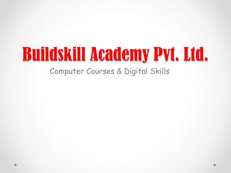 BuildSkill Academy – Computer & Digital Skills document preview