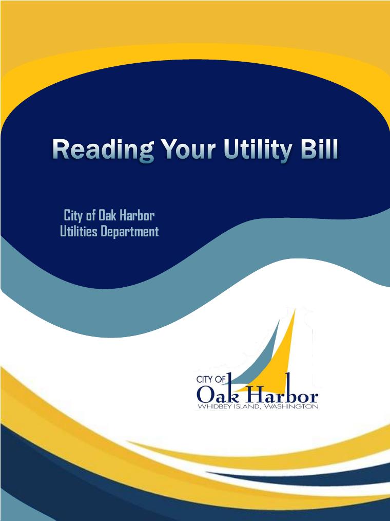 City of Oak Harbor Reading Your Utility Bill document preview