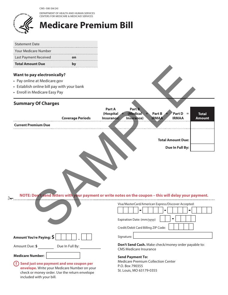 CMS-500 Application for Hospital Insurance document preview