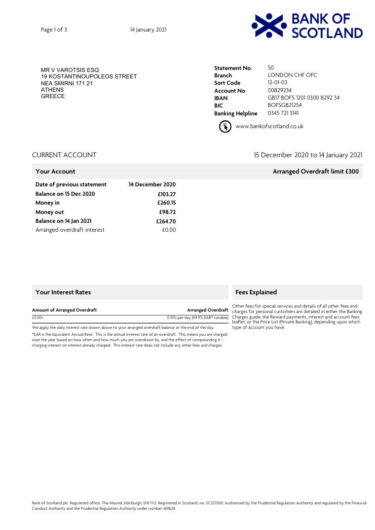 Current Account Statement 14012021 document preview
