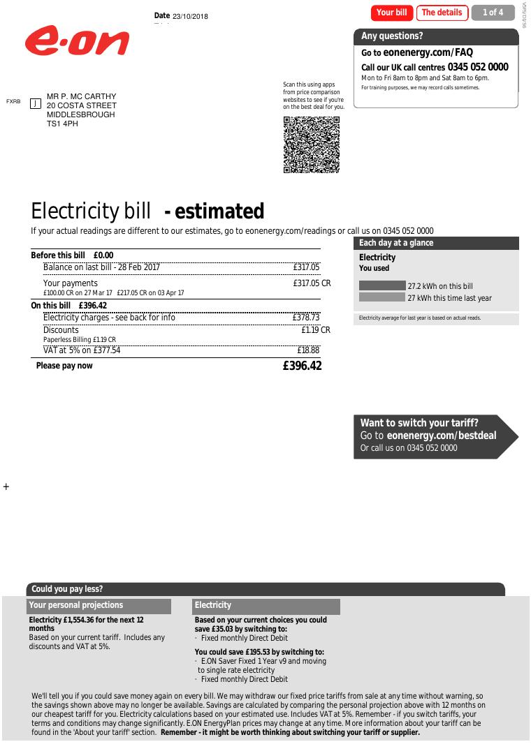 EON Bill 2018 document preview