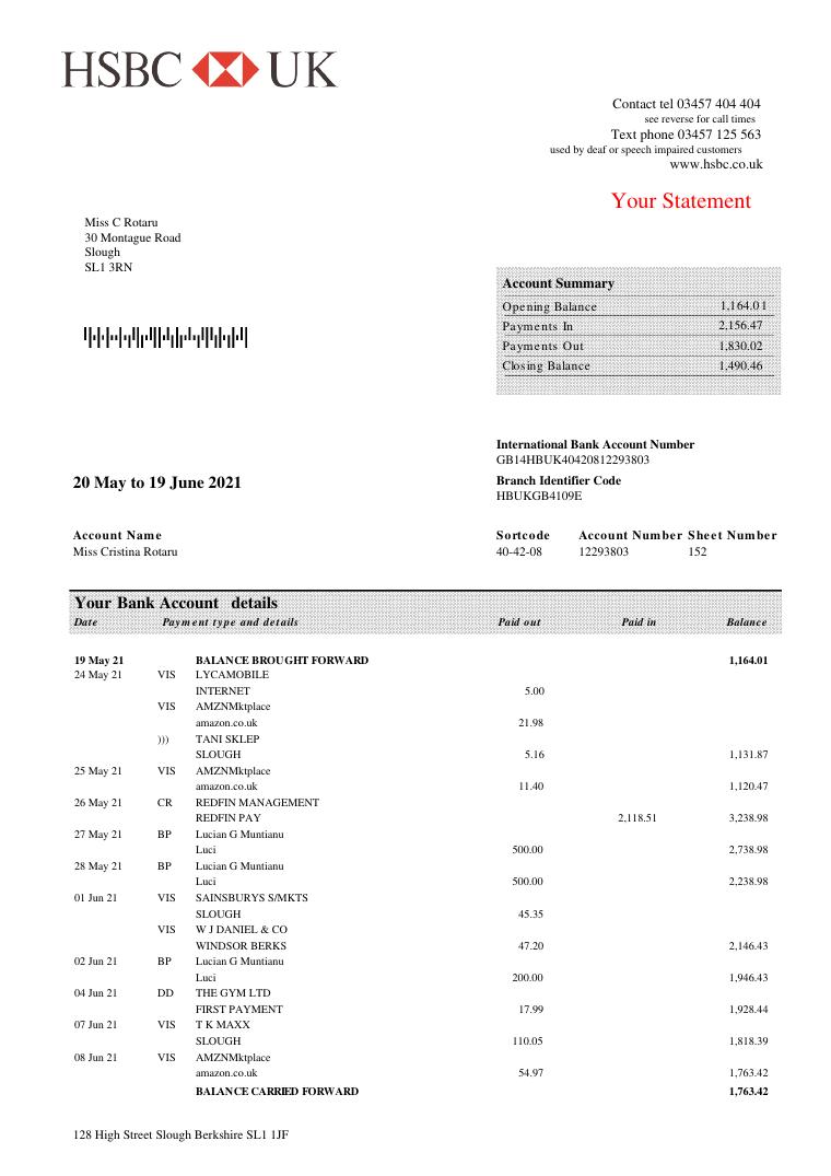 HSBC 2021 document preview