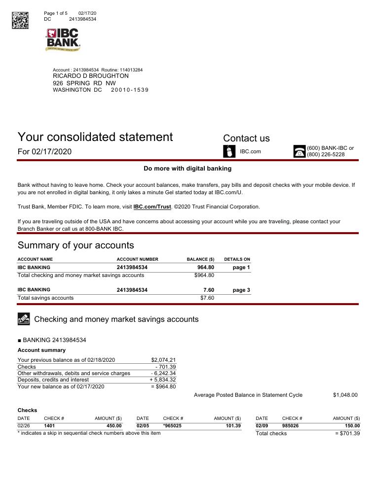 Ibc Statement 2020 document preview