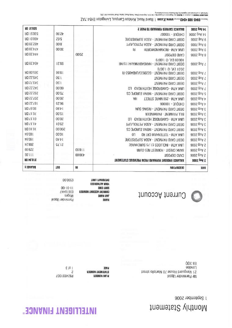 Intelligent Finance IF Page 1 document preview