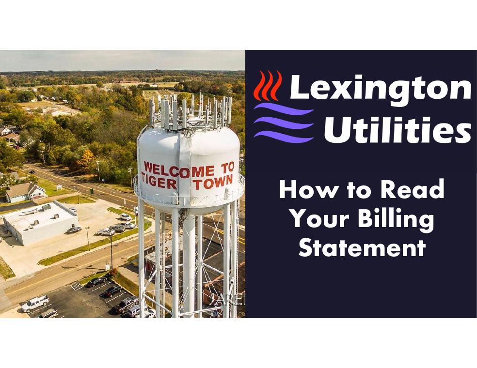 Lexington Utilities Sample Billing Statement document preview