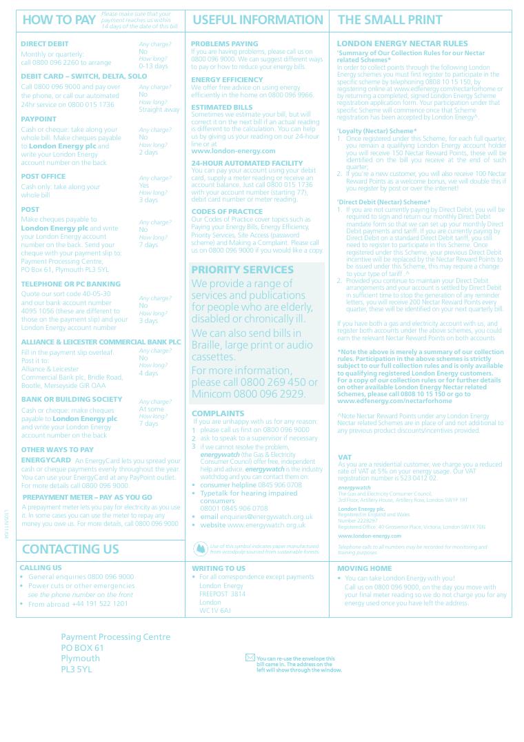 London Energy A document preview