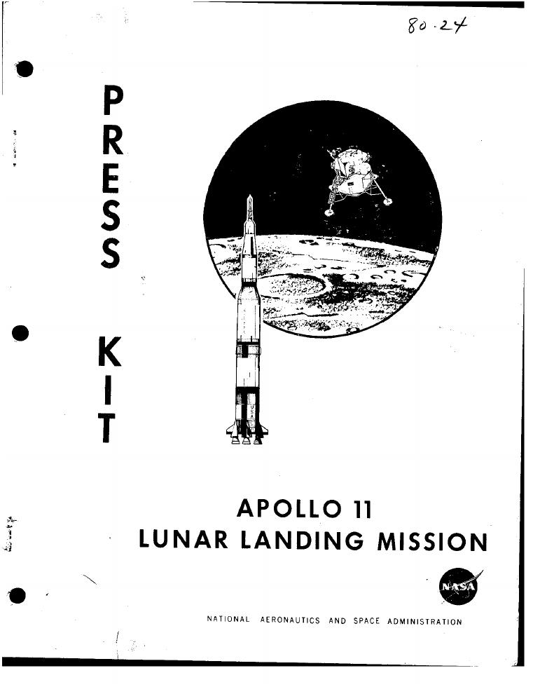 NASA Apollo 11 Press Kit document preview