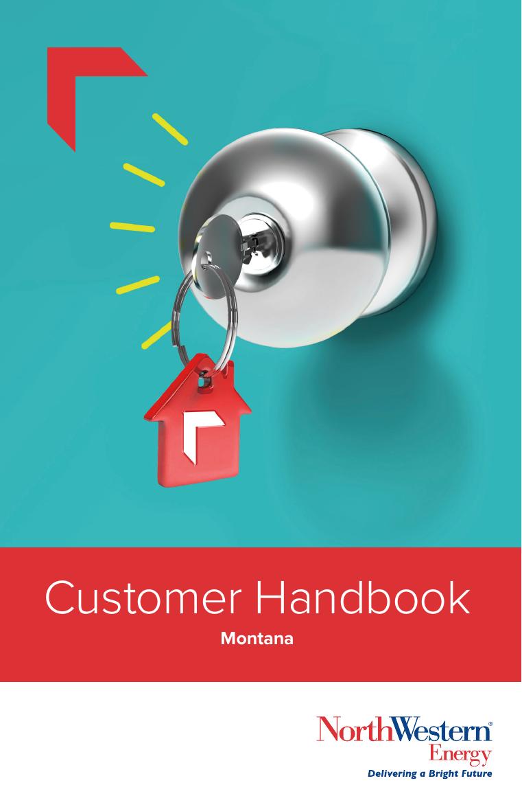 NorthWestern Energy Montana Customer Handbook Sample Bill document preview