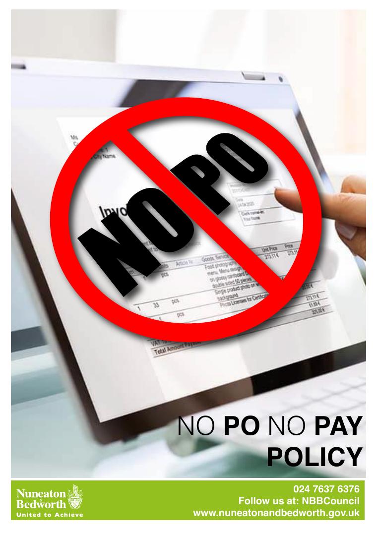 Nuneaton and Bedworth Borough Council No PO No Pay Policy document preview