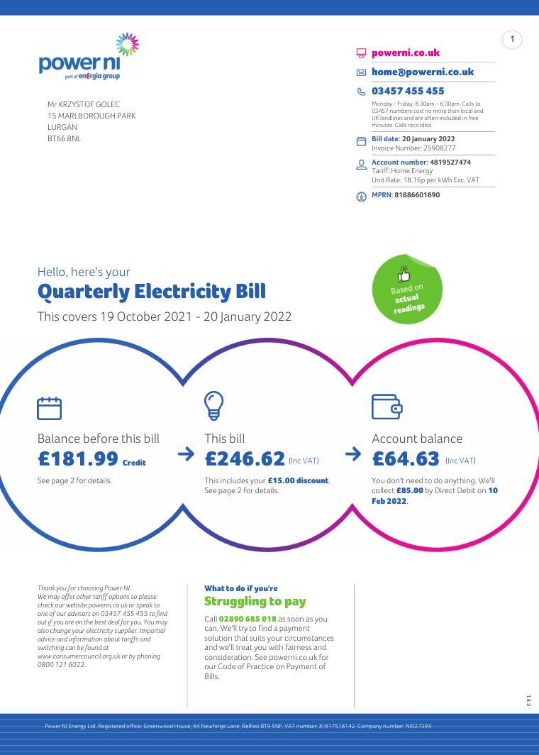 Power Ni Belfast document preview