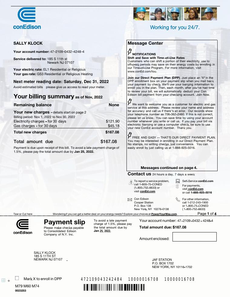 Sally Klock Energy Bill document preview
