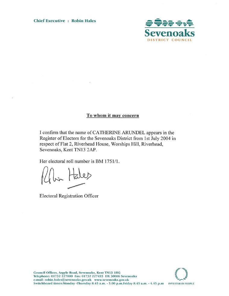 Sevenoaks Council Page A document preview