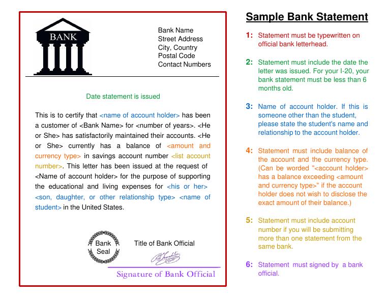 South Dakota Mines Sample Bank Statement document preview