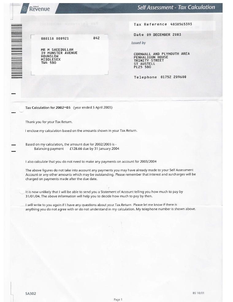 Tax Assessment Doc1 document preview