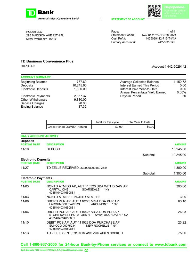 View Statement 2023 11 document preview